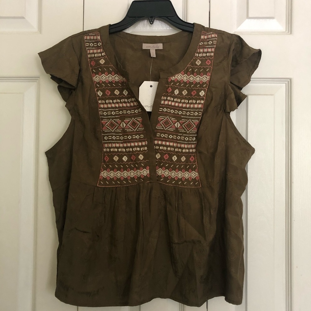 Flutter Sleeve Blouse